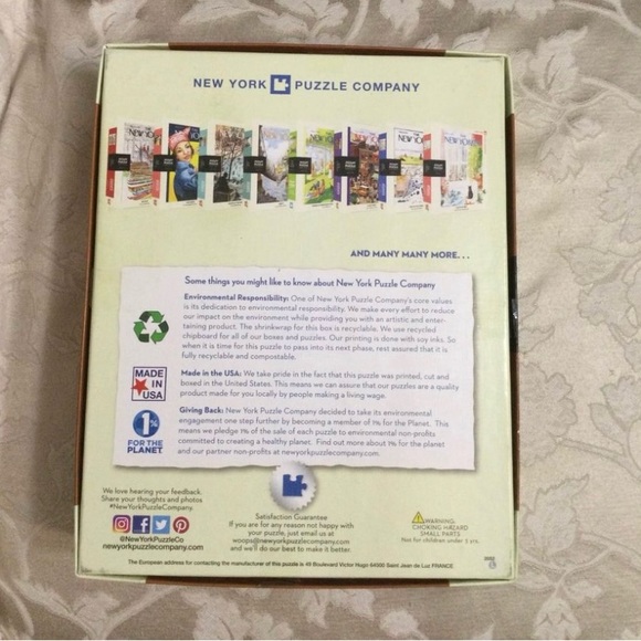 New York Puzzle Company - New Yorker Tag Sale - 1000 Piece Jigsaw Puzzle - Picture 3 of 4